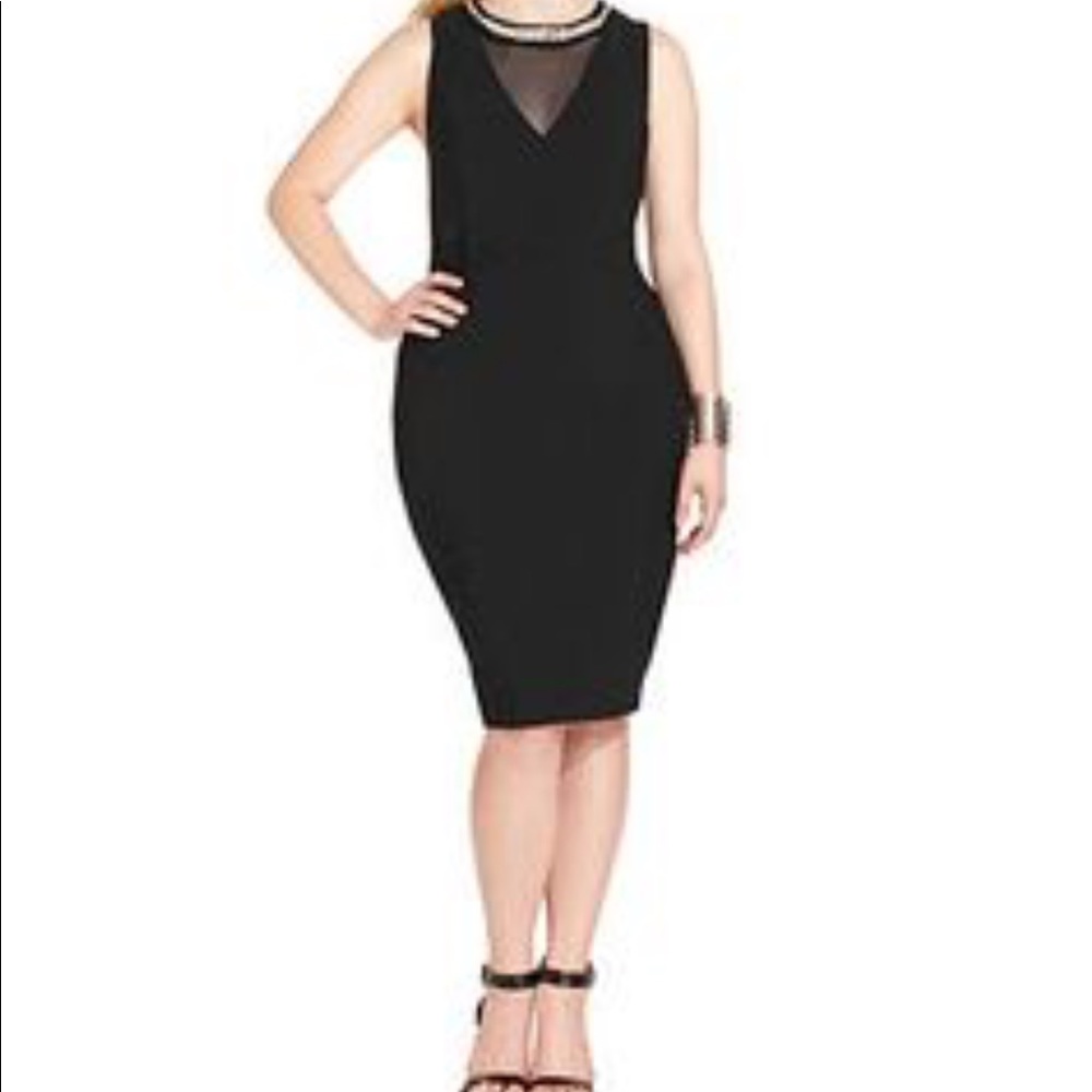 Knee length body-con dress